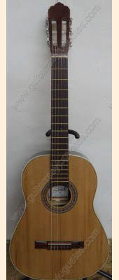 guitarra de Paracho de cedro con pinabete modelo CGCE sin curva vista de frente